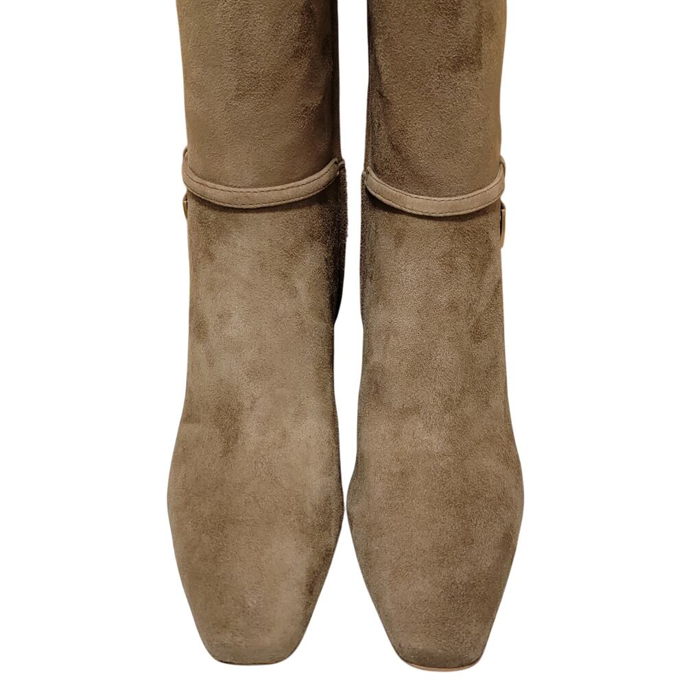 Coach Women Raquel Sue Knee High Dress Boots Size US 8.5B Cedar Brown Suede - Picture 4 of 7